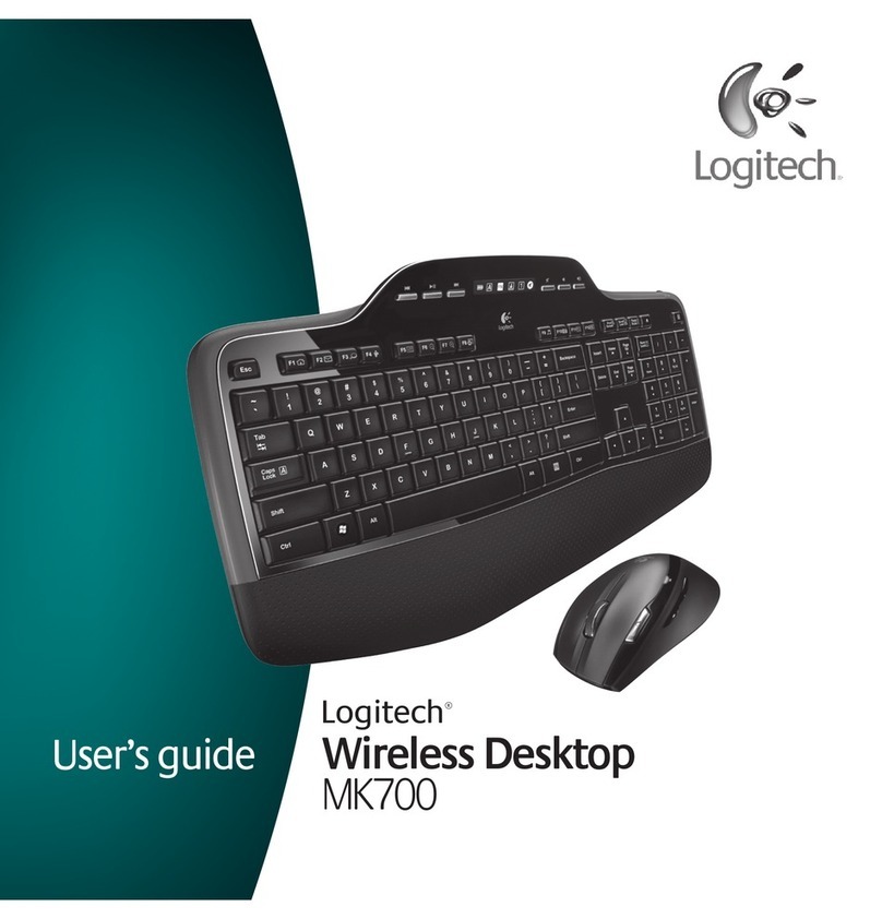 Logitech MK700 - Wireless Desktop Keyboard User manual