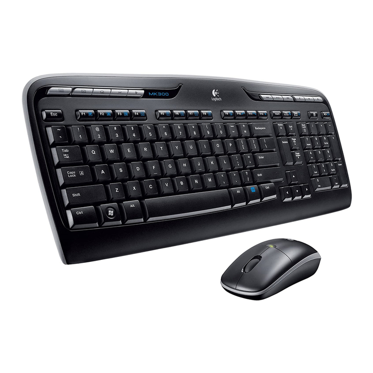 Logitech MK300 - Wireless Desktop Keyboard User manual Logitech MK300 - Wireless Desktop Keyboard User manual
