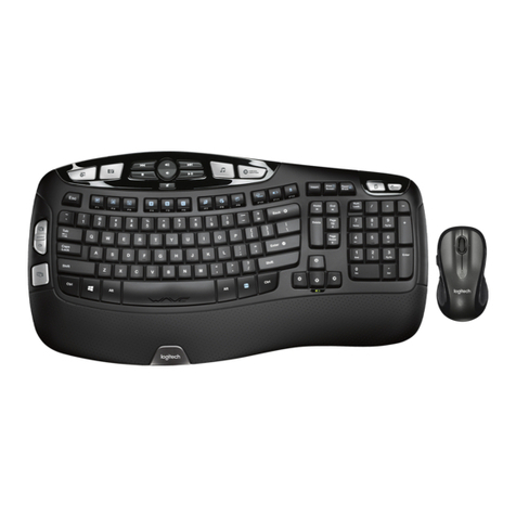 Logitech Cordless Desktop Wave Pro User manual Logitech Cordless Desktop Wave Pro User manual