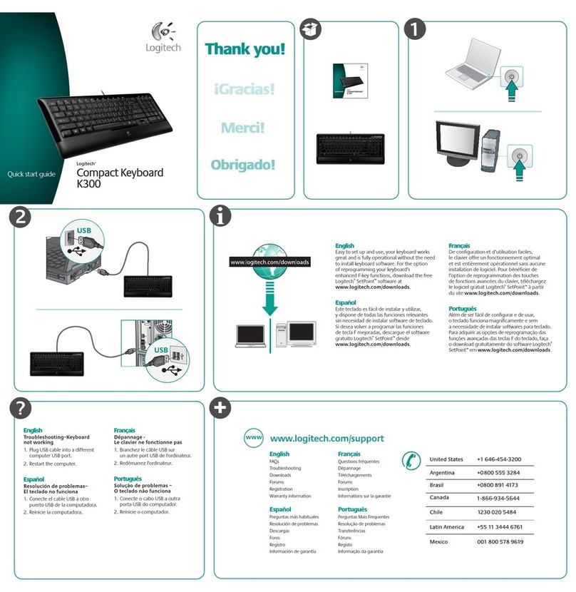 Logitech K300 User manual