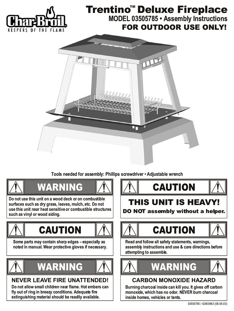 Char-Broil TRENTINO 3505785 User manual Char-Broil TRENTINO 3505785 User manual