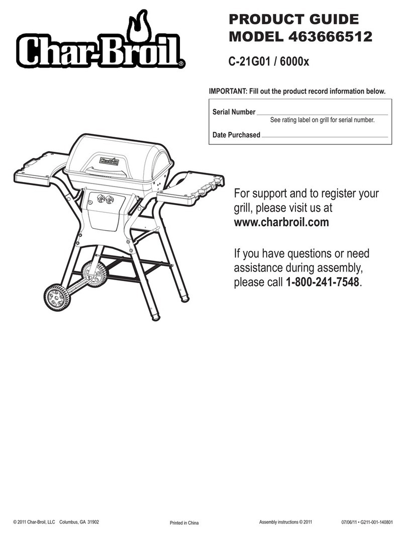 Char-Broil 463666512 Product guide