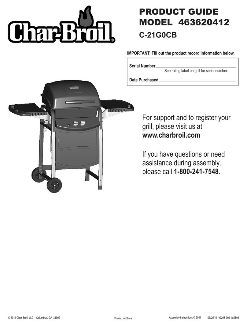 Char-Broil 463620412 Product guide