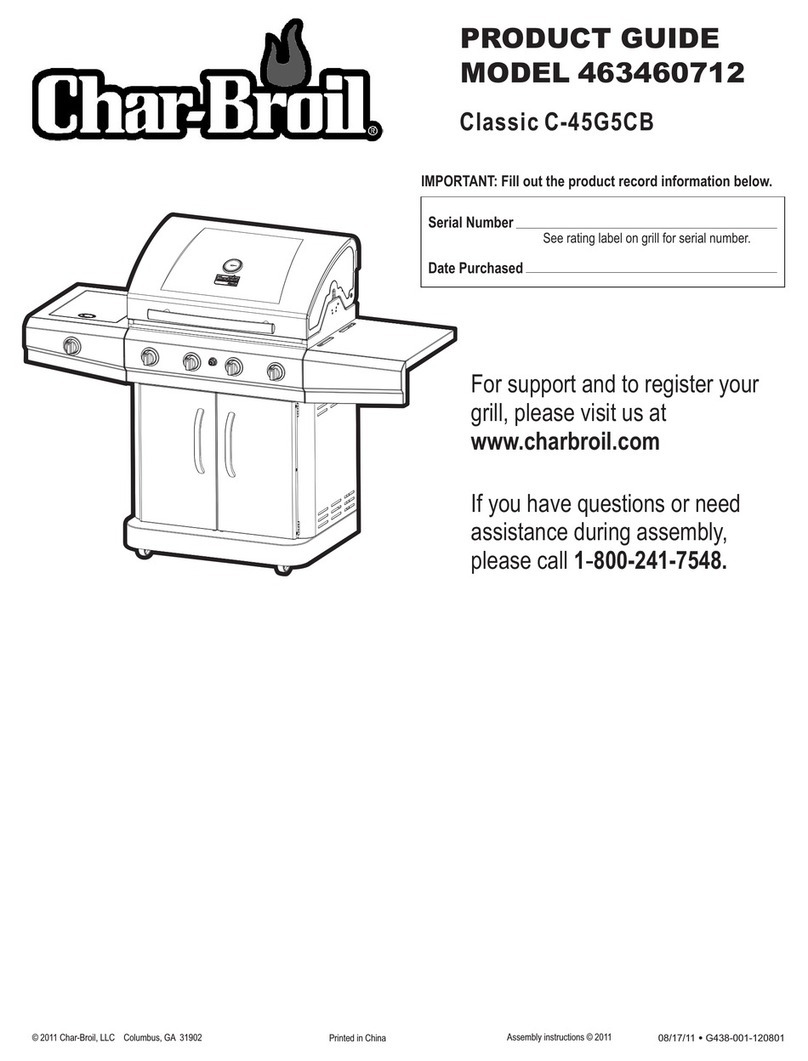Char-Broil 463460712 Product guide
