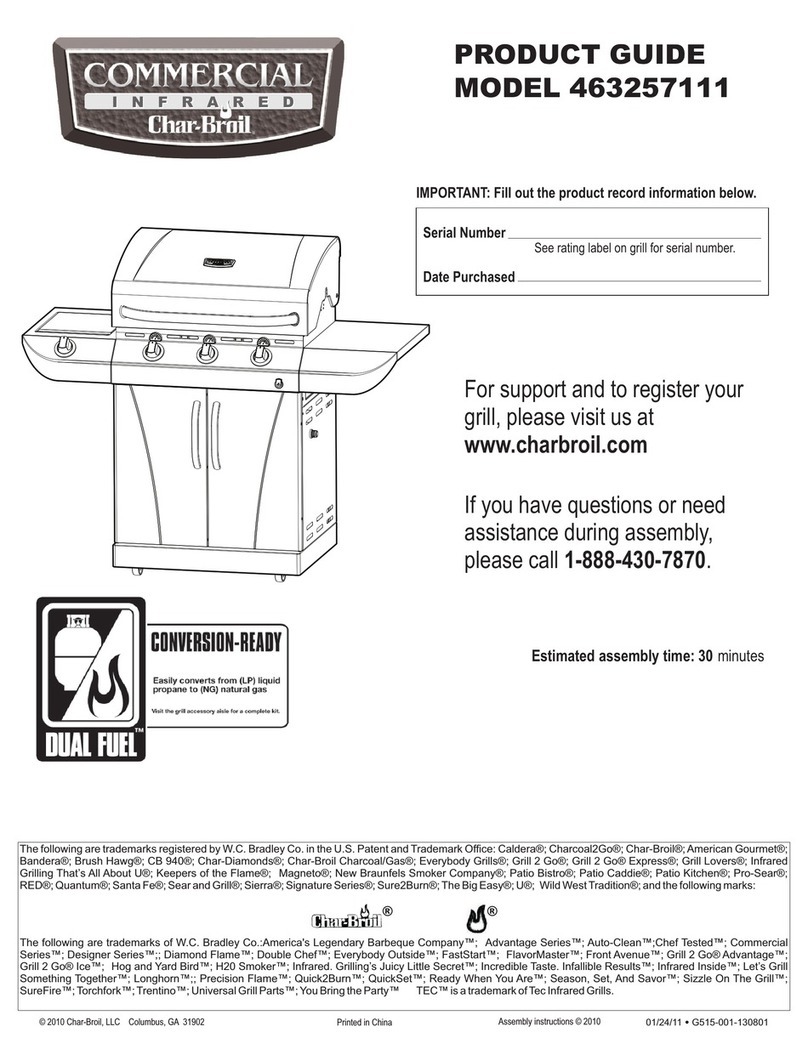 Char-Broil 463257111 User manual