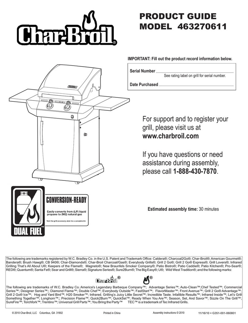 Char-Broil 463270611 User manual