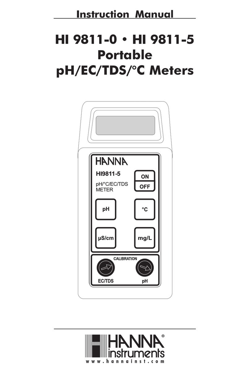 Hanna Instruments HI 9811-5 User manual