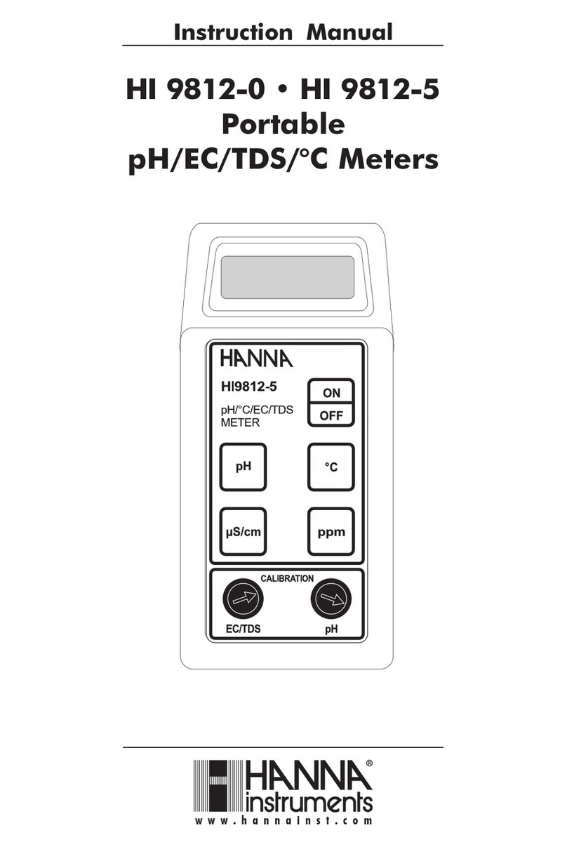 Hanna Instruments HI 9812-0 User manual