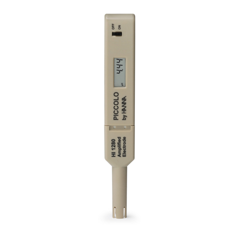 Hanna Instruments PICCOLO 2 HI 98112 User manual