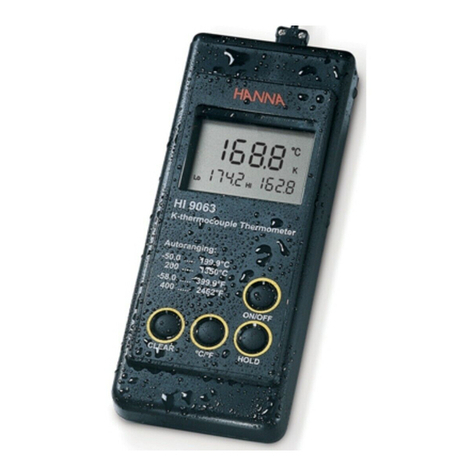 Hanna Instruments HI 9060 User manual