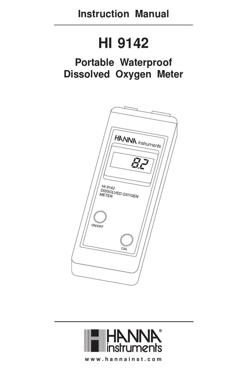 Hanna Instruments HI 9142 instruction manual