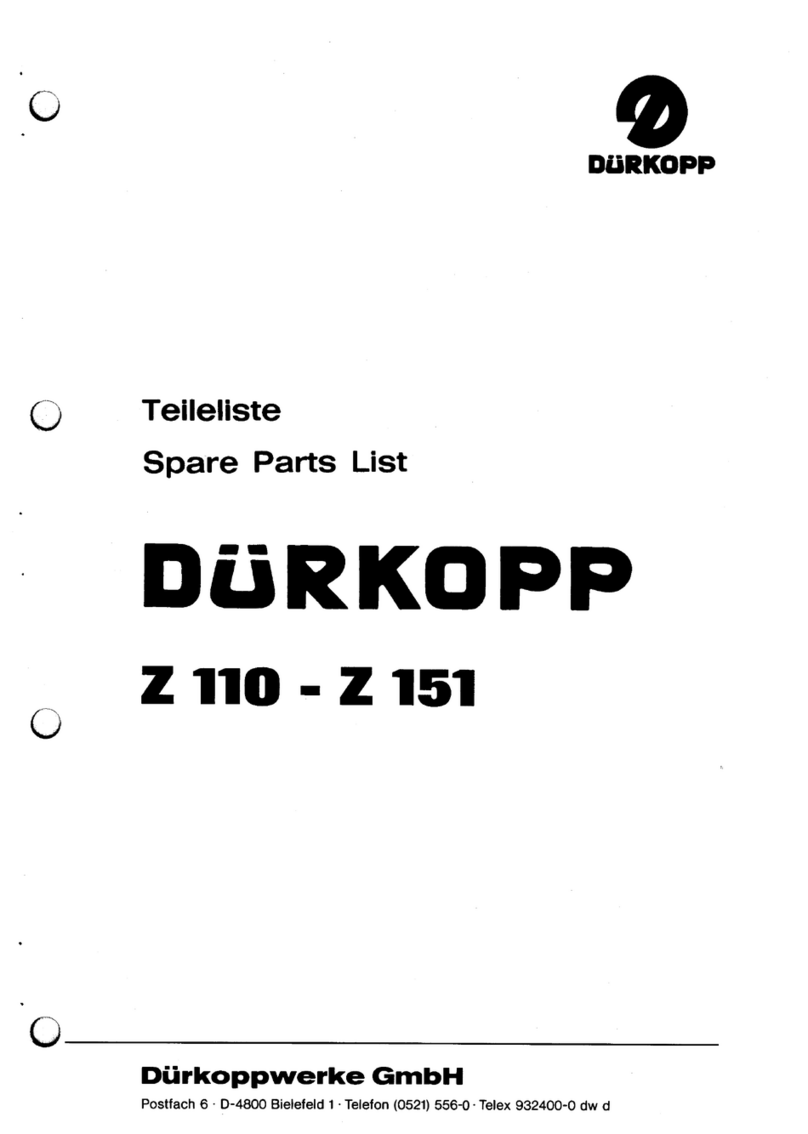 Duerkopp Adler Z110 Guide