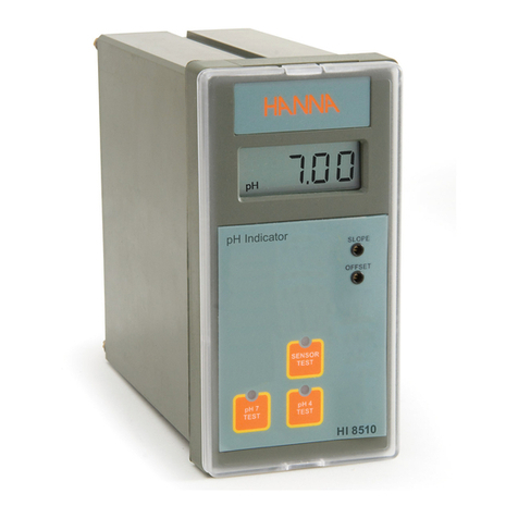 Hanna Instruments HI 8510 User manual