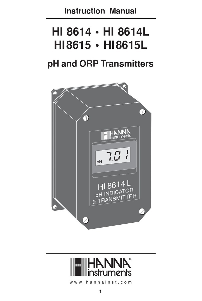 Hanna Instruments HI 8614 User manual