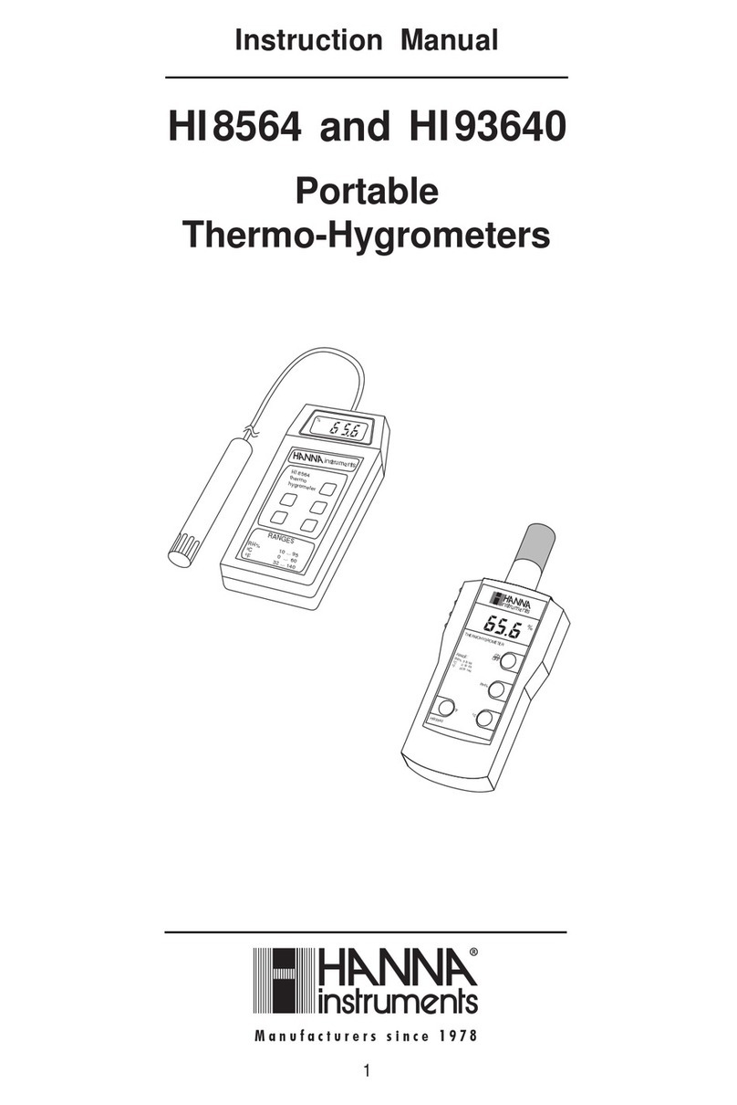 Hanna Instruments HI 8564 User manual