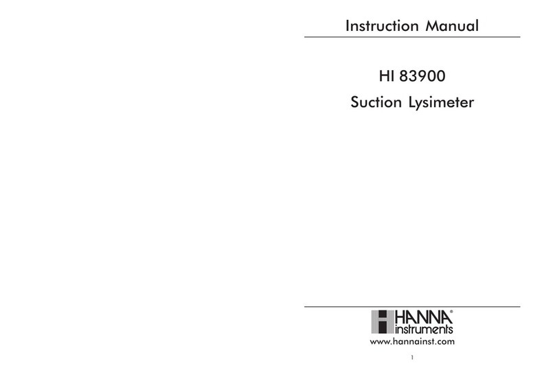 Hanna Instruments HI 83900 User manual