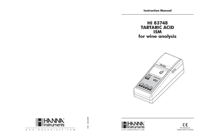 Hanna Instruments HI 83748 instruction manual