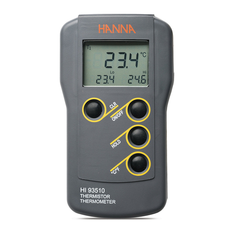 Hanna Instruments HI 93510N User manual Hanna Instruments HI 93510N User manual