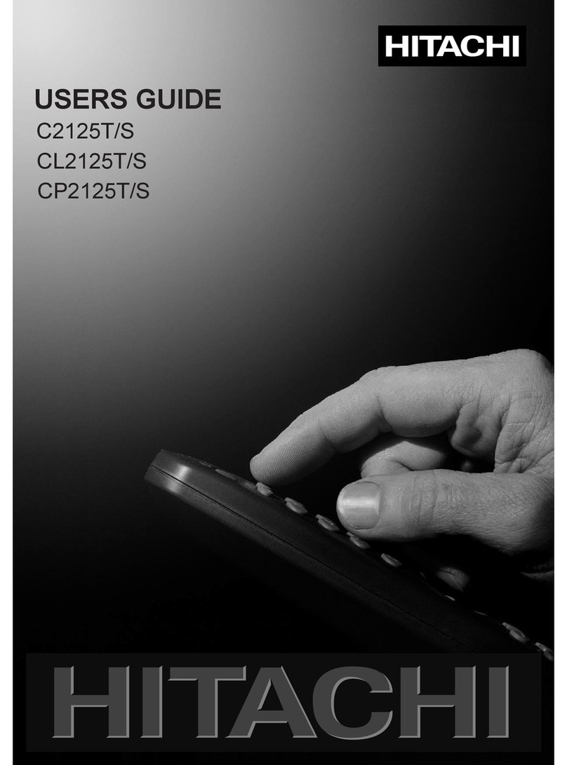 Hitachi CL2125T User manual