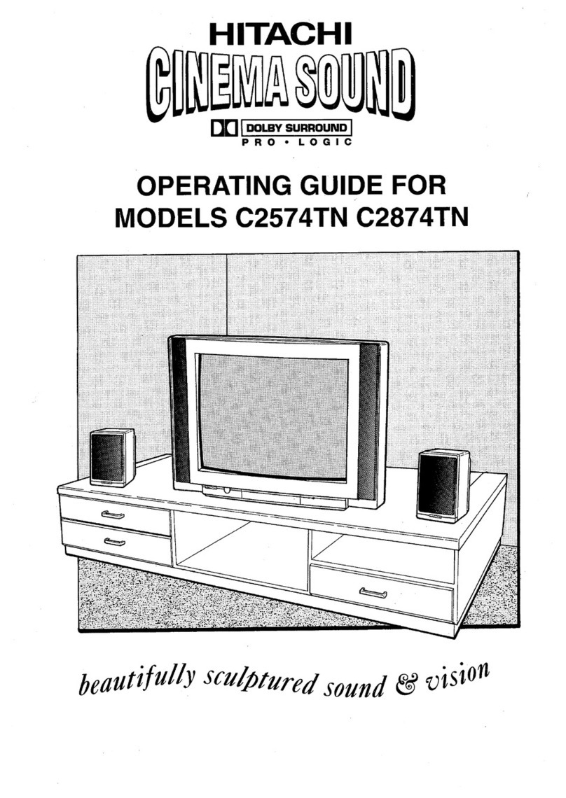 Hitachi C2874TN instruction manual