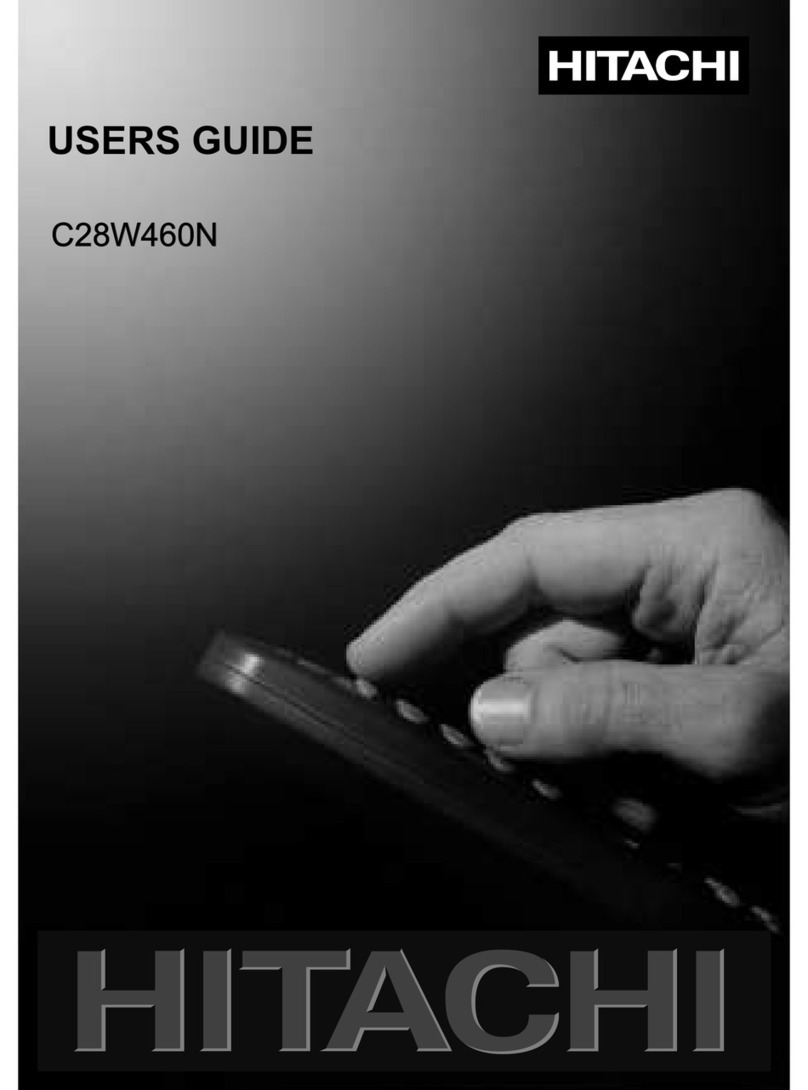 Hitachi C28W460N User manual