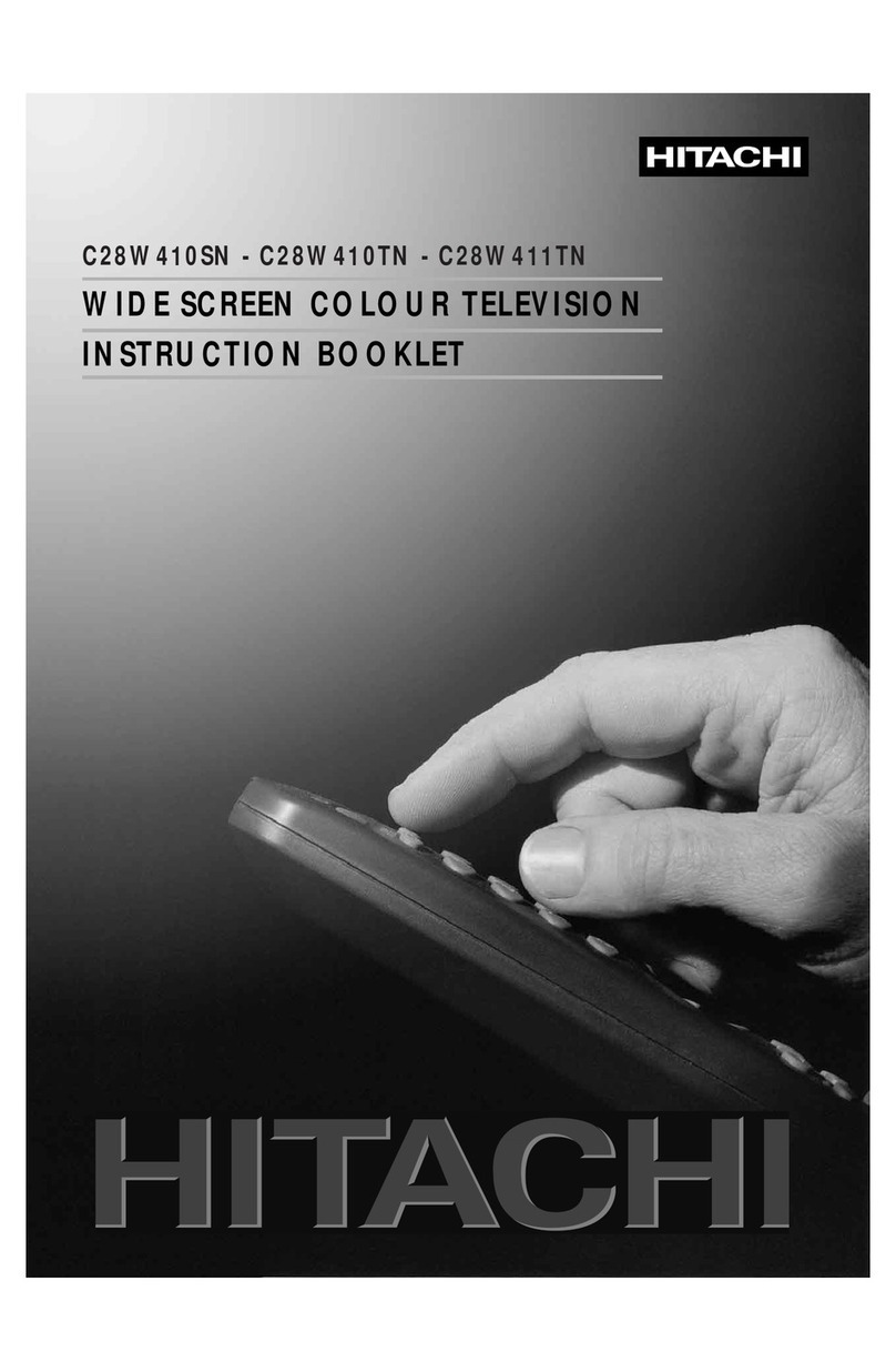 Hitachi C28W411TN User manual