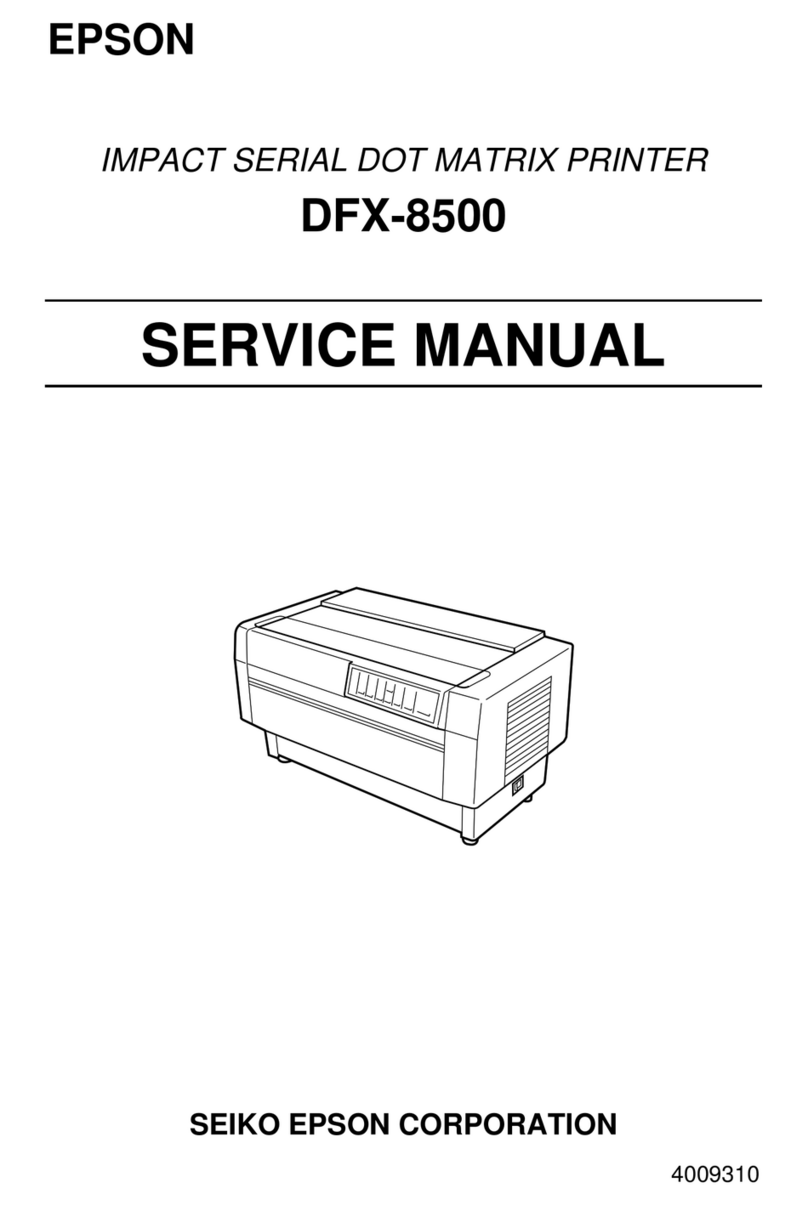 Epson DFX-8500 - Impact Printer User manual