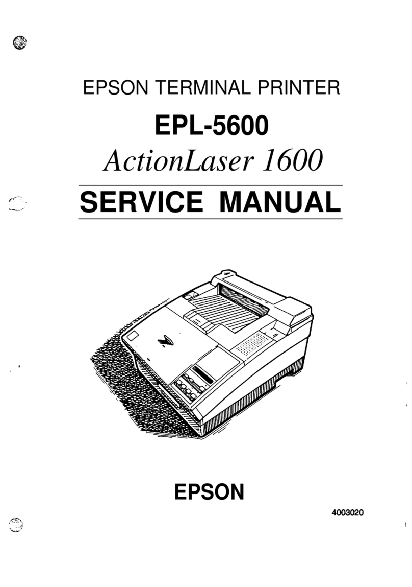 Epson ActionLaser 1600 EPL-5600 User manual