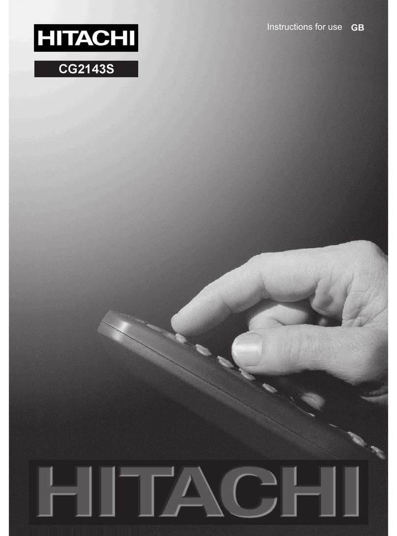 Hitachi CG2143S User manual