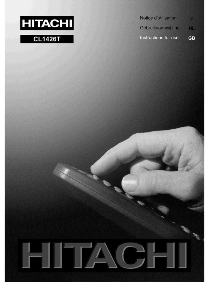 Hitachi CL1426T instruction manual
