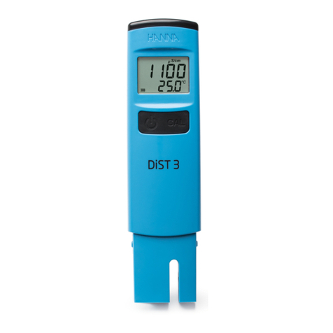 Hanna Instruments DiST HI 98302 User manual
