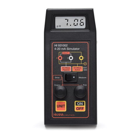Hanna Instruments HI 931002 User manual