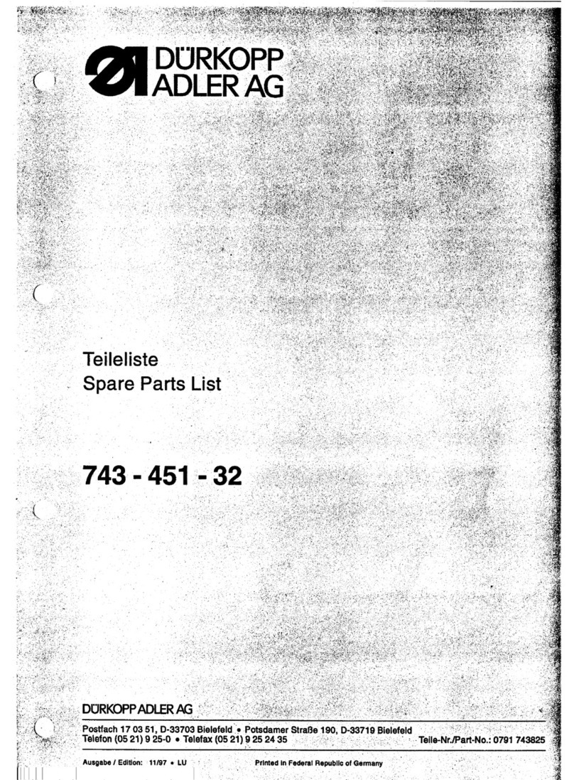 Duerkopp Adler 743-451-32 Guide Duerkopp Adler 743-451-32 Guide