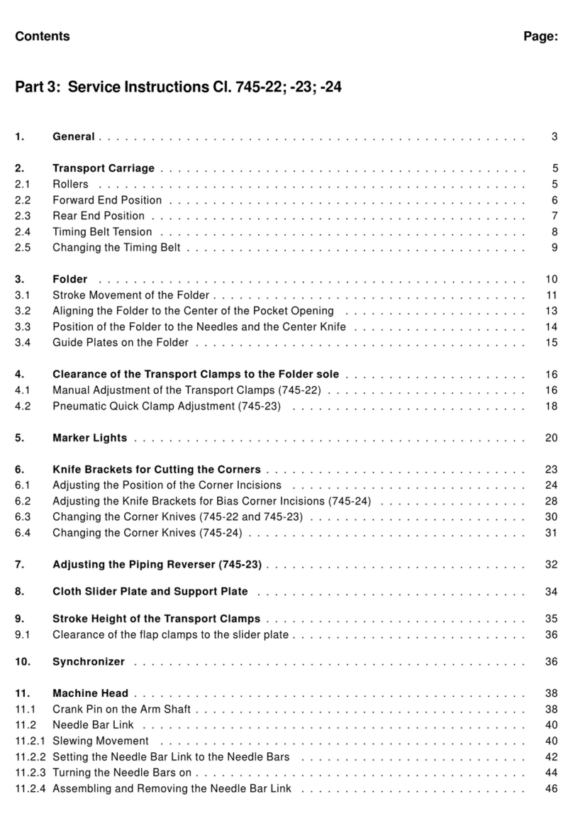 Duerkopp Adler 745-22 Operating instructions