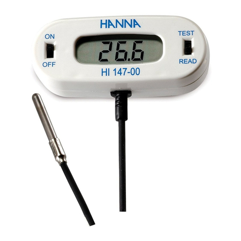 Hanna Instruments HI 147-00 User manual