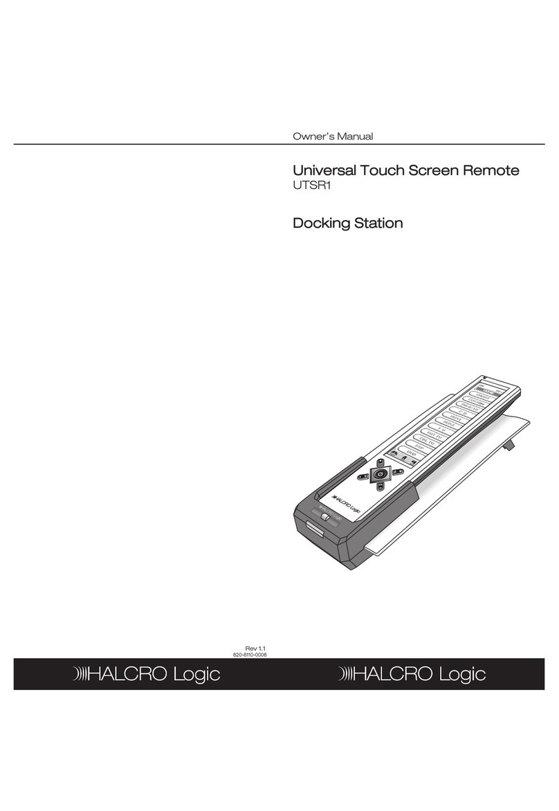Halcro UTSR1 owner's manual