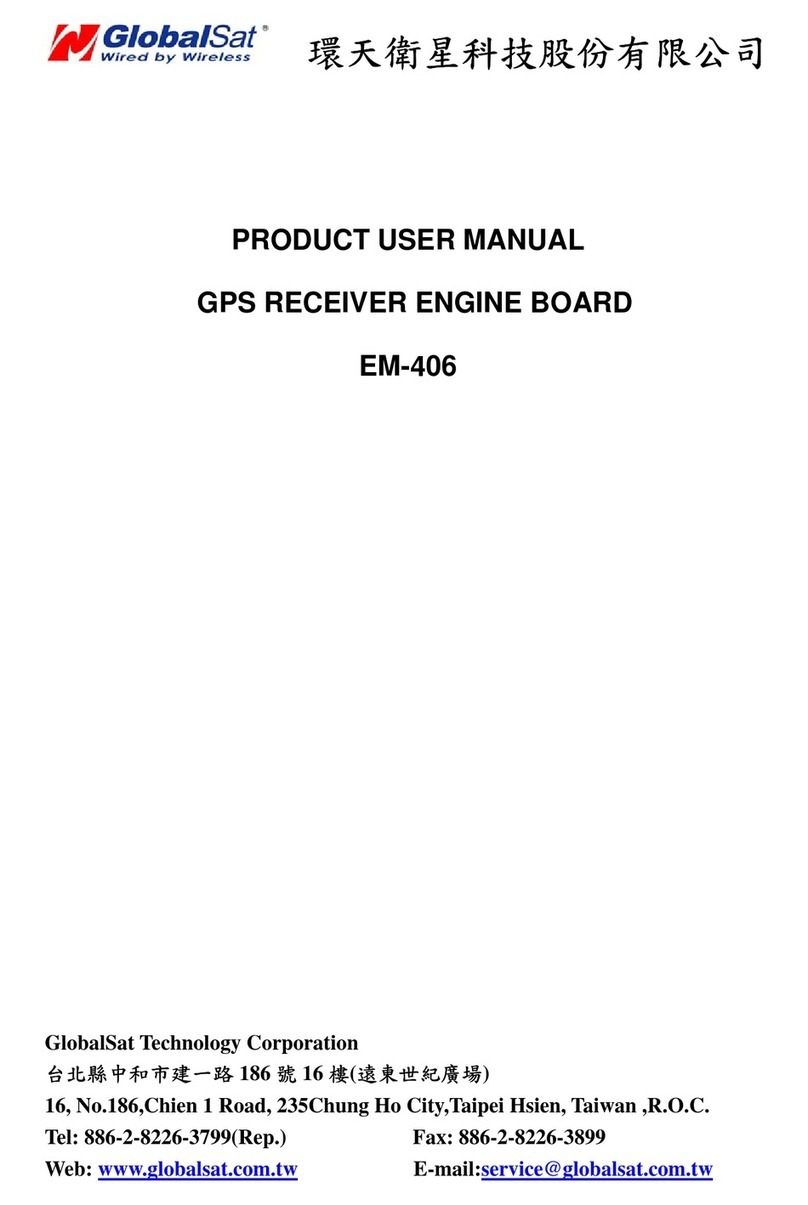 Global Sat EM-406 user manual