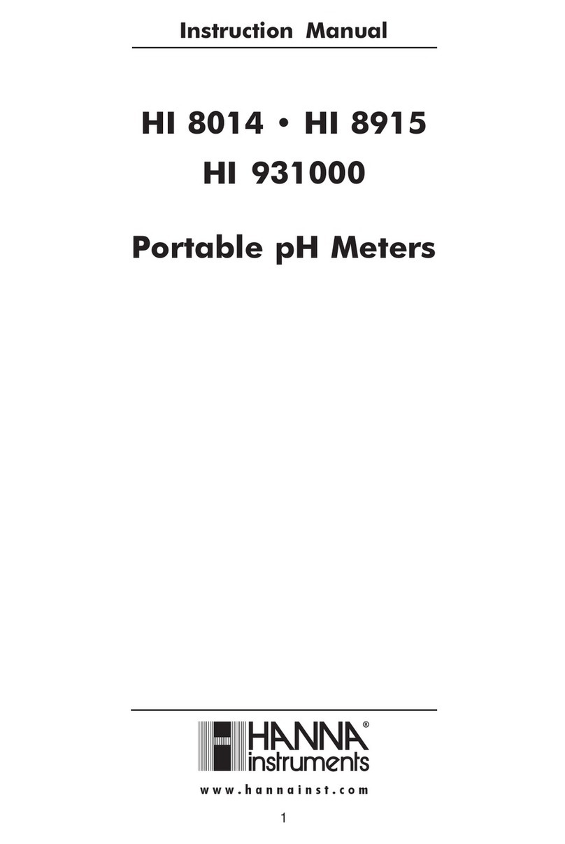 Hanna Instruments HI 8915 User manual