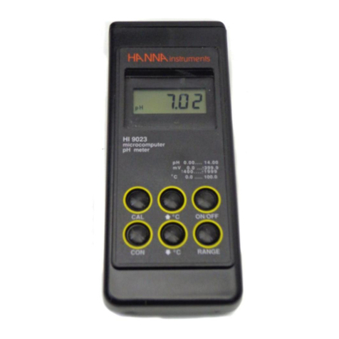 Hanna Instruments HI 9023C User manual