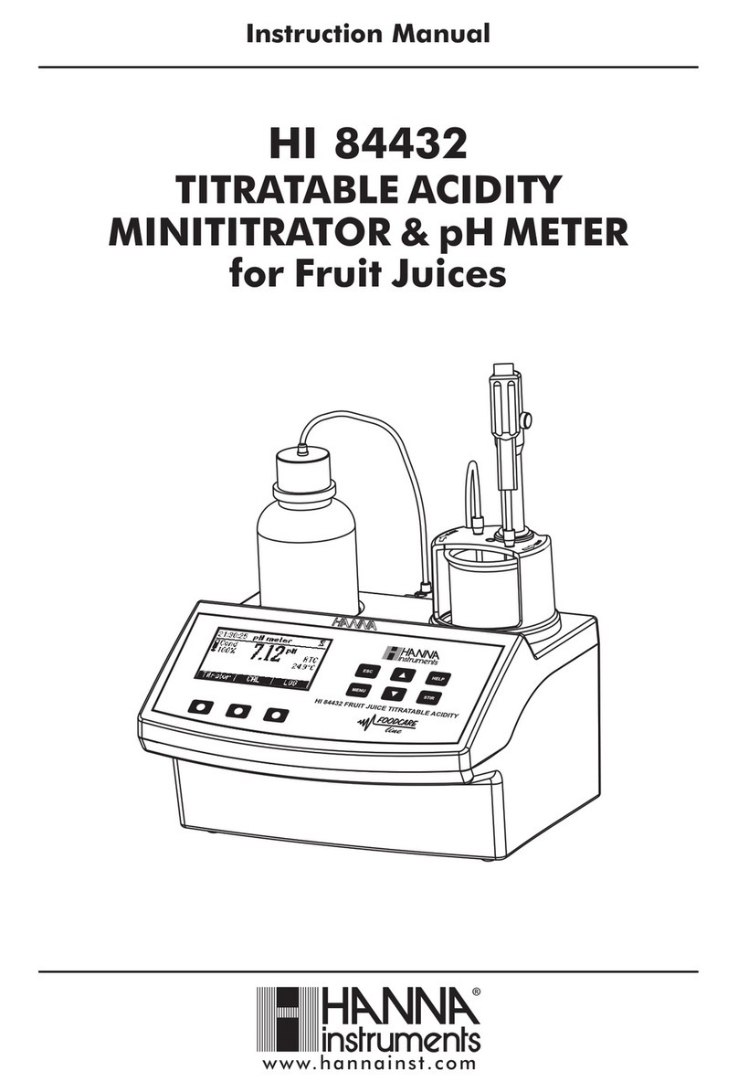 Hanna Instruments HI 84432 User manual