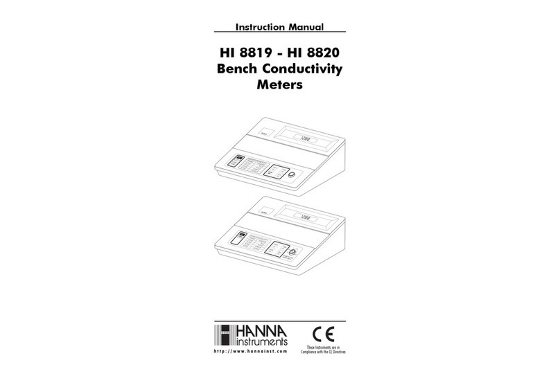 Hanna Instruments HI 8819 User manual