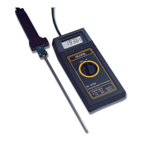 Hanna Instruments HI 8757 User manual