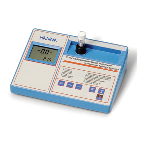 Hanna Instruments C 214 User manual