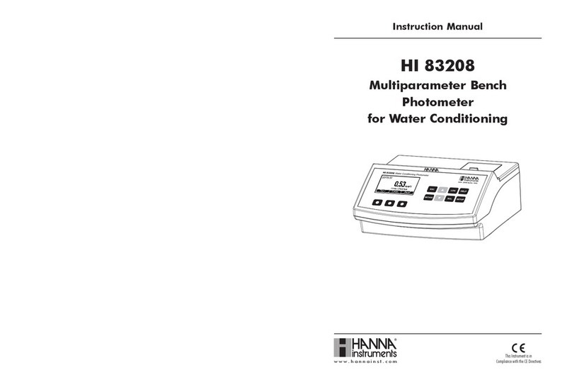 Hanna Instruments HI 83208 User manual