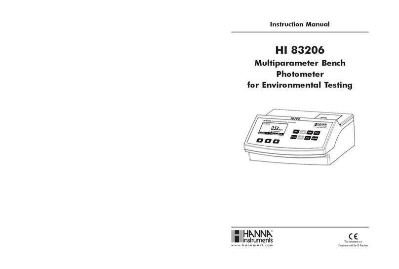 Hanna Instruments HI 83206 User manual