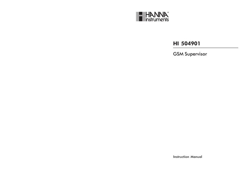 Hanna Instruments HI 504901 instruction manual Hanna Instruments HI 504901 instruction manual