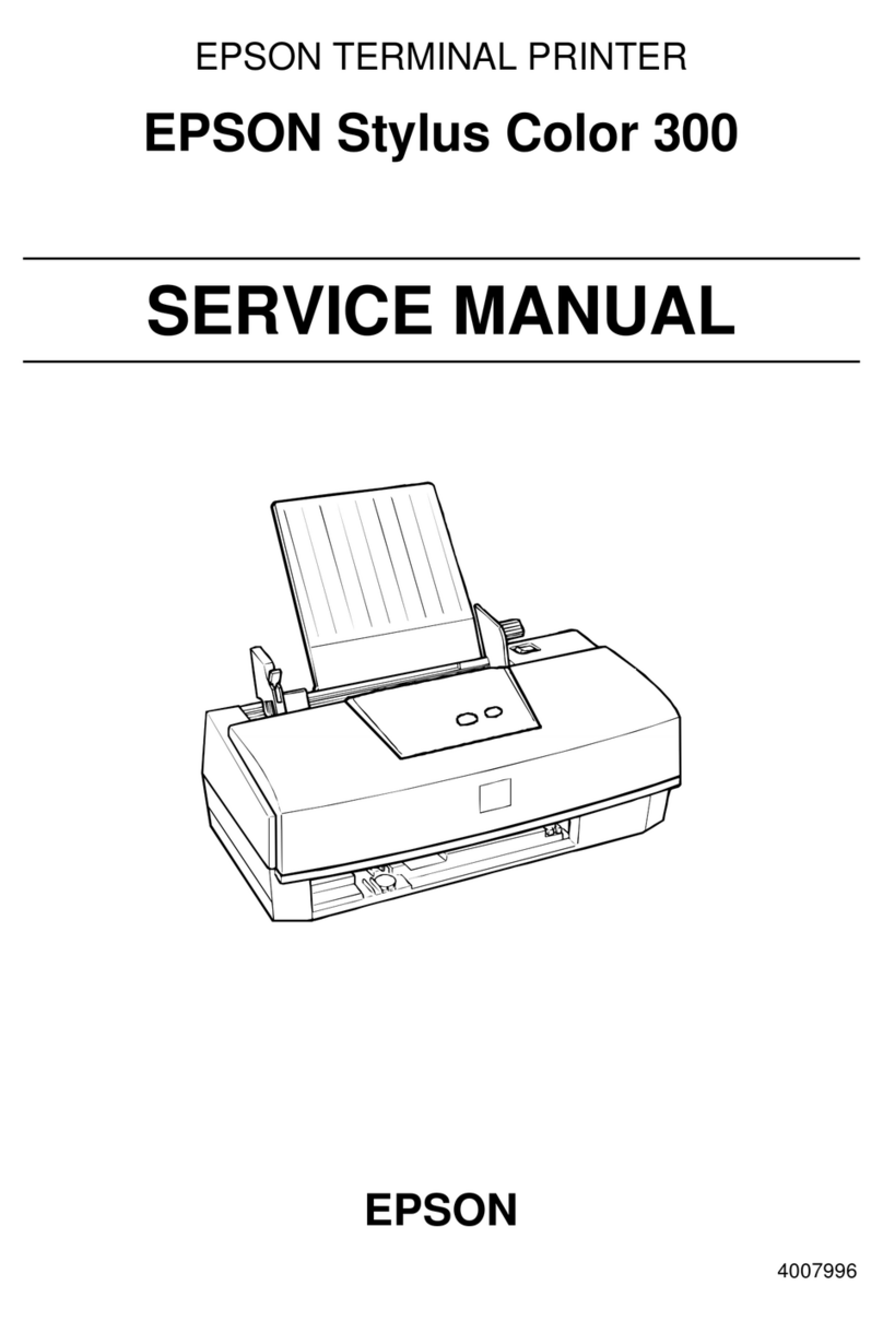 Epson Stylus Color 300 User manual