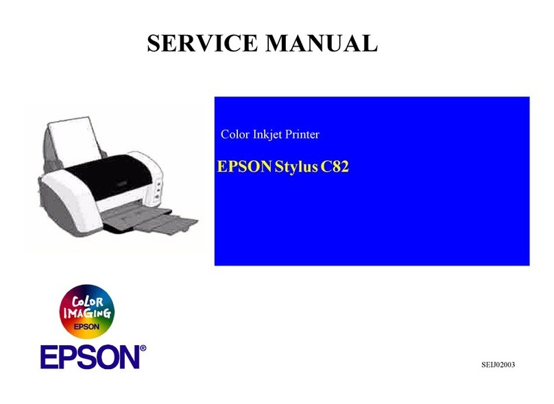 Epson Stylus C82 User manual