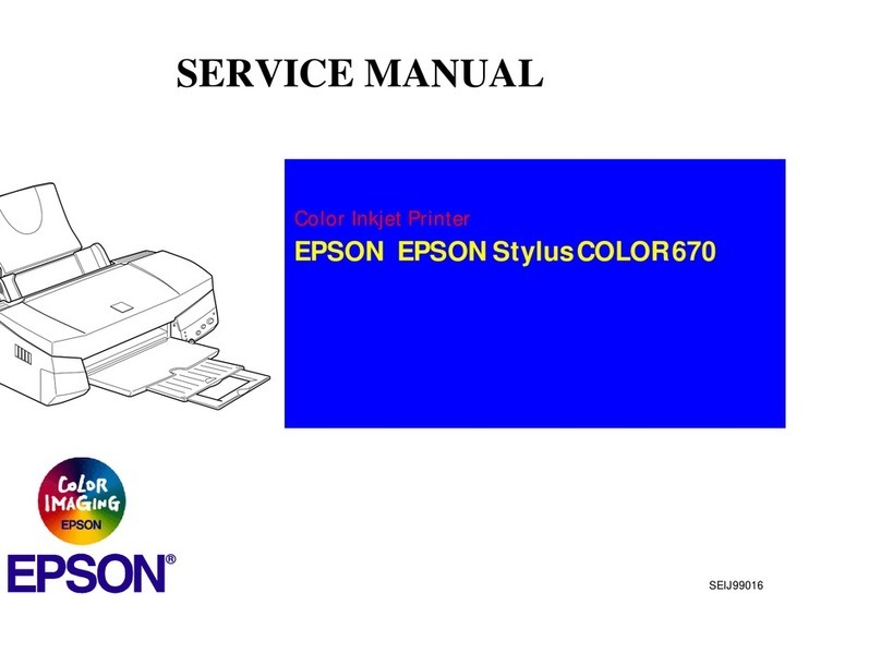 Epson Stylus Color 670 User manual