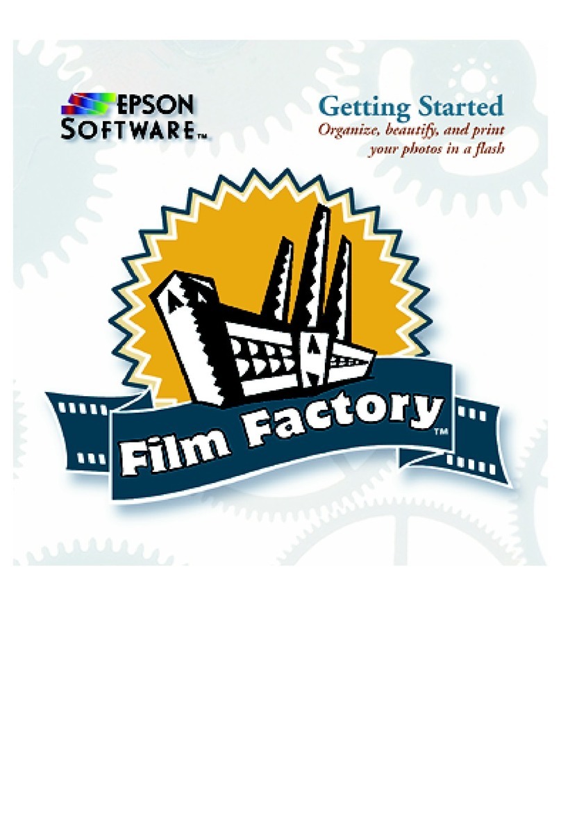 Epson Software Film Factory User manual